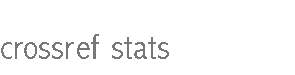 crossref stats